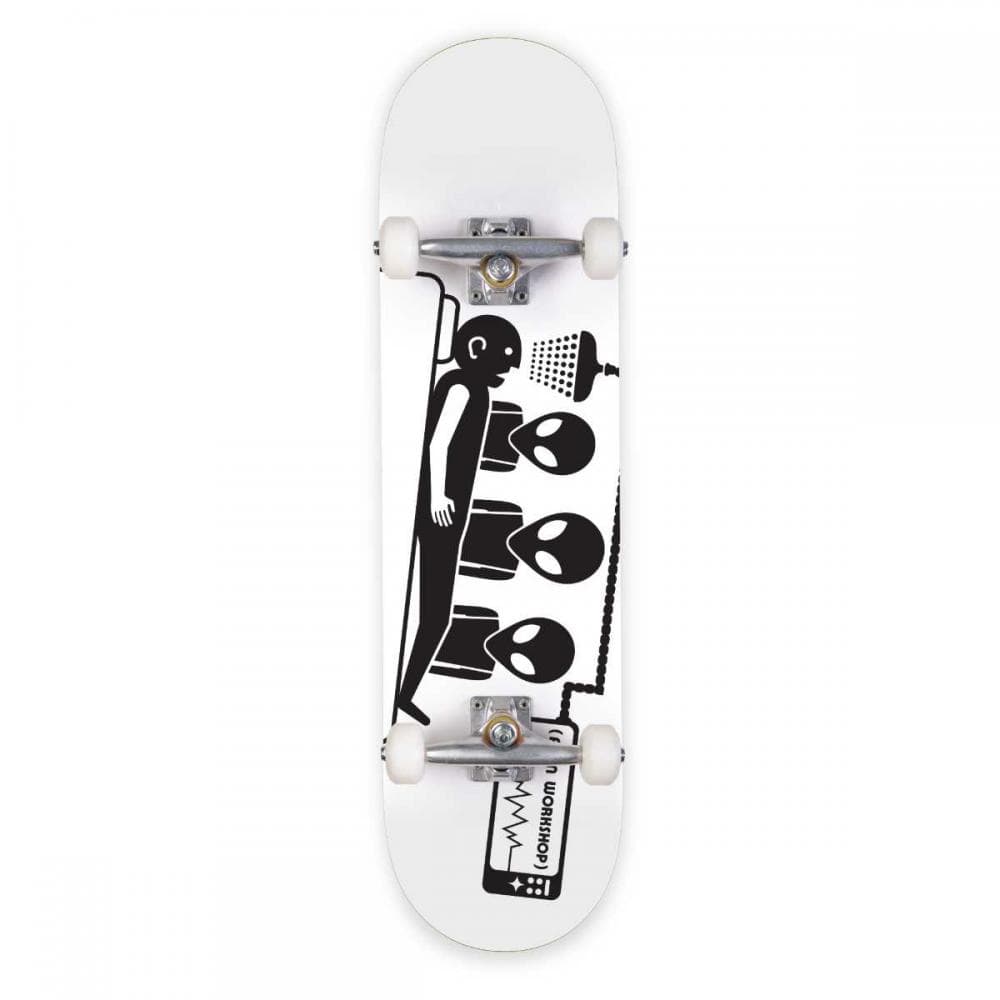 ΤΡΟΧΟΣΑΝΙΔΑ ABDUCTION WHITE 7.75" - Skateboards στο bikemall1