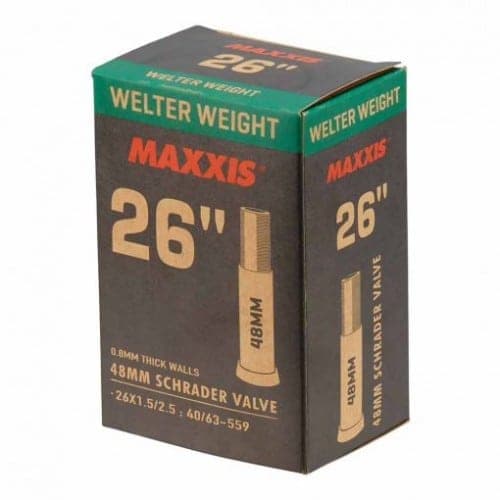 MAXXIS ΑΕΡΟΘΑΛΑΜΟΣ 26x1.50/2.50 A/V 48mm WELTER WEIGHT - Σαμπρέλες / Αεροθάλαμοι στο bikemall1