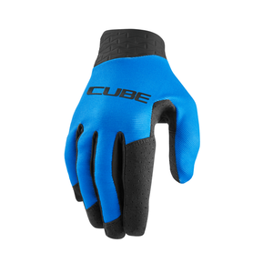 CUBE ΓΑΝΤΙΑ PERFORMANCE LONG FINGER BLUE 11118 - Γάντια Ποδηλάτου στο bikemall1