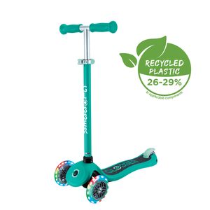 GLOBBER ΠΑΤΙΝΙ SCOOTER PRIMO PLUS LIGHTS EMERAL GREEN 442-607-4 3+ΕΤΩΝ - Πατίνια στο bikemall1