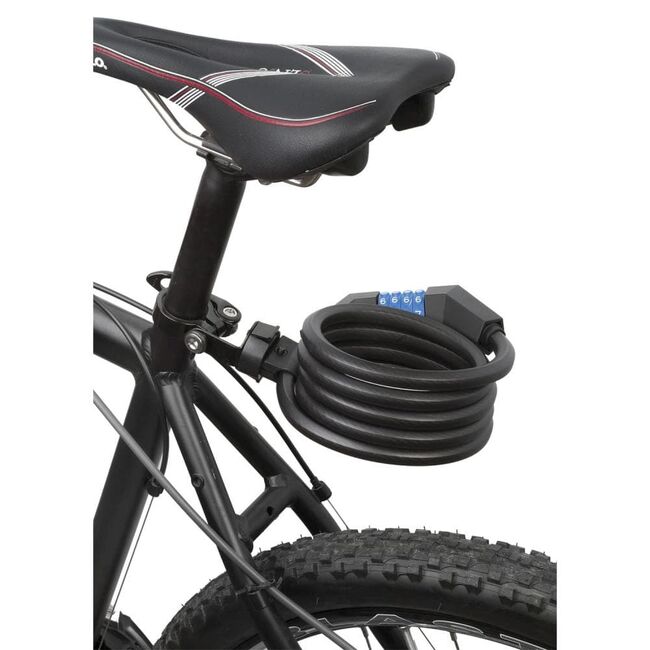 M-WAVE ΚΛΕΙΔΑΡΙΑ ΣΠΙΡΑΛ 1800x12mm DS 12.18 233853 - Κλειδαριές Ποδηλάτου στο bikemall1
